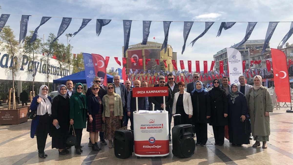 Memur-Sen Aydın’da aile ve başörtüsü için imza kampanyası başlattı
